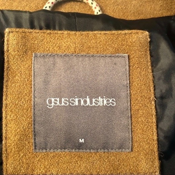 Vintage Wool Blend Trench Coat: Pecan Brown Belted Euro Style, Size Medium - Picture 7 of 16